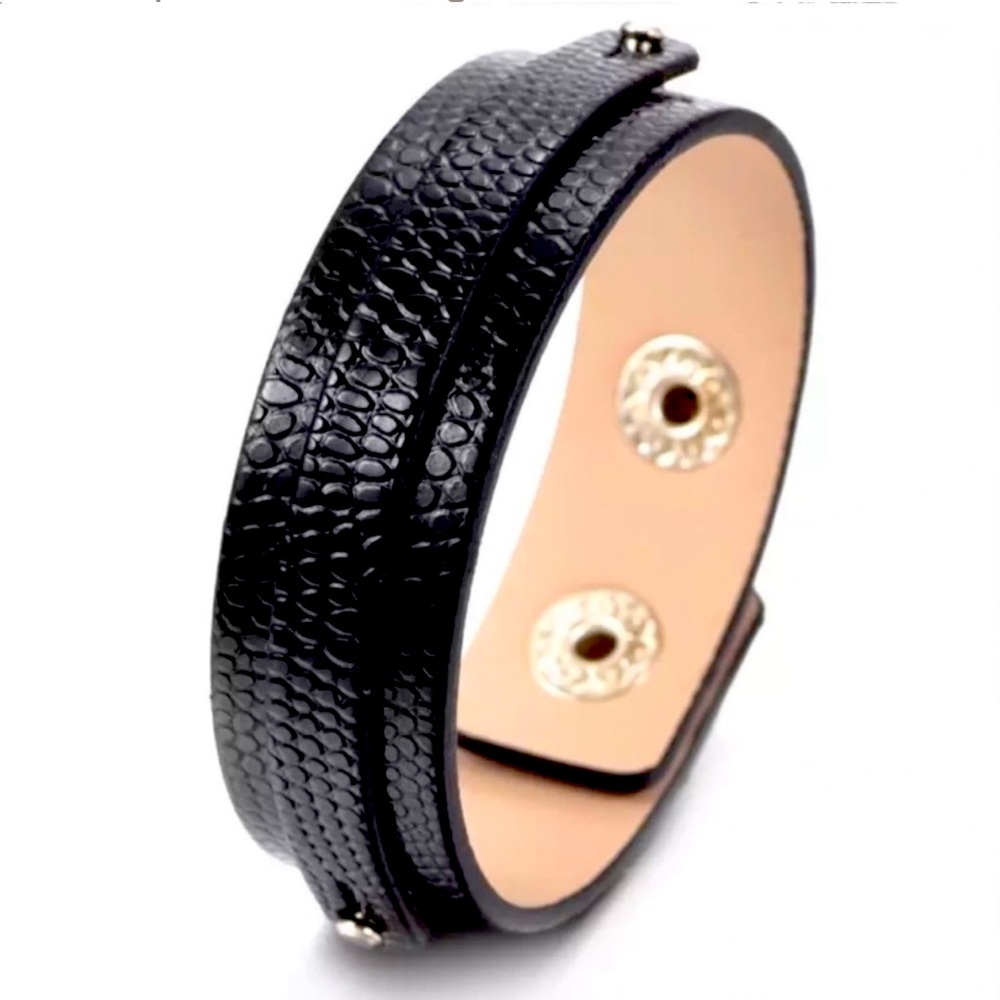 New Royal Beler 2022 DIY Charm Leather Bangle Snap Bracelet